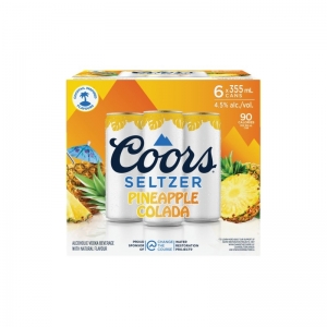 Coors Seltzer Pineapple Colada 6